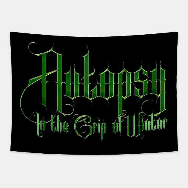 in the grip of winter autopsy Tapestry by couldbeanything