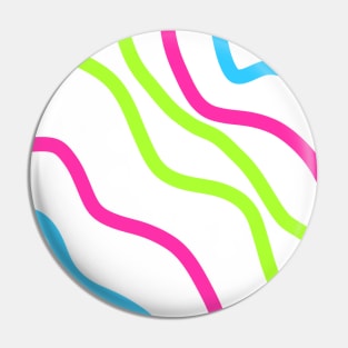 Colorful abstract stripes art design Pin