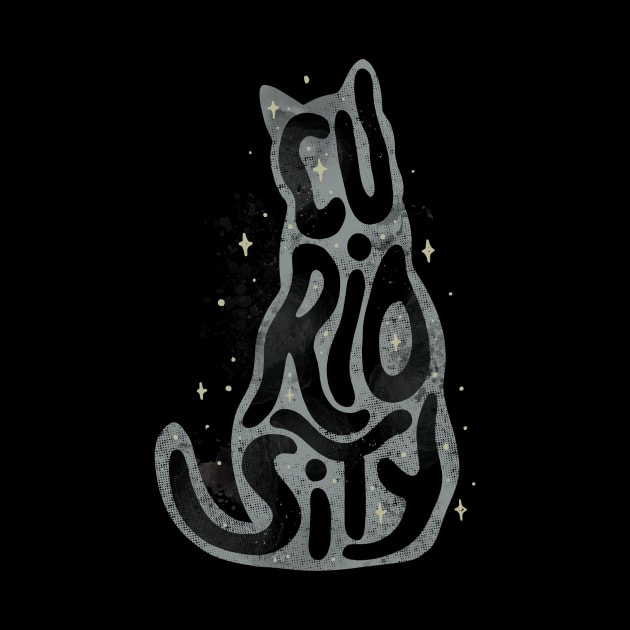 Curiosity Cat Typography by Tobe Fonseca by Tobe_Fonseca