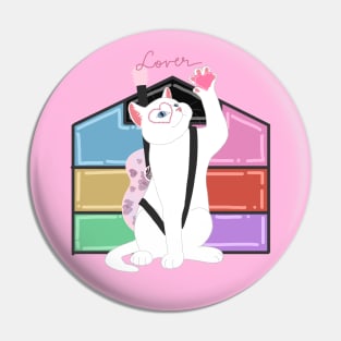 LOVER CAT ERA Pin