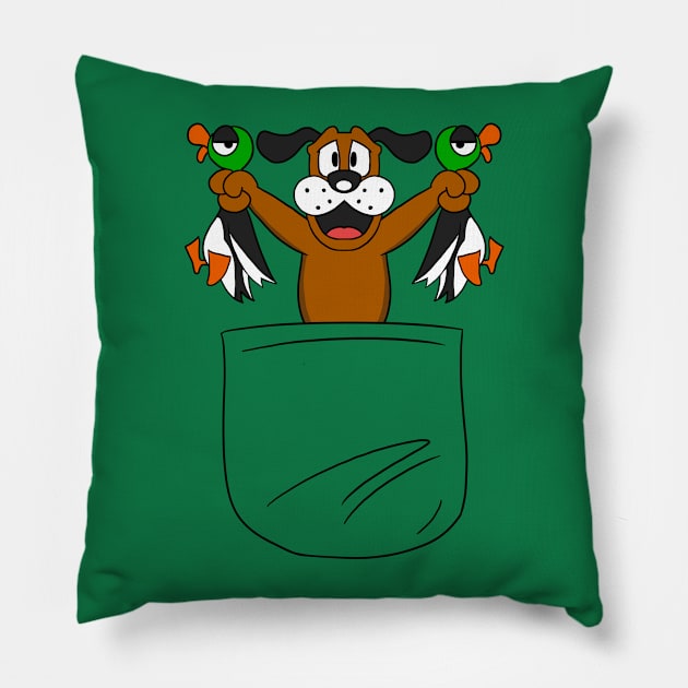 Duck Hunting Pocket Pillow by CCDesign