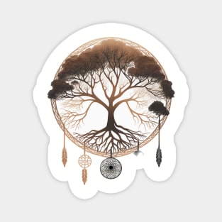 Dream Catcher Tree - Designs for a Green Future Magnet