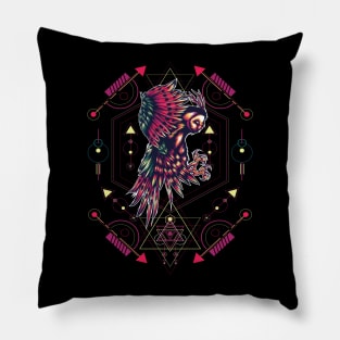 owl artwork Pillow