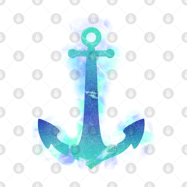 Anchored (Blue) by Not Meow Designs 