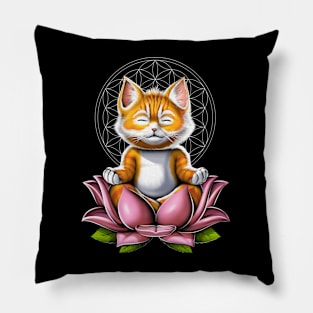 Cute Cat Meditation Pillow