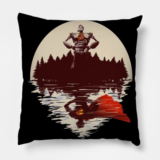 IRON GIANT Pillow by yvonnecelestin