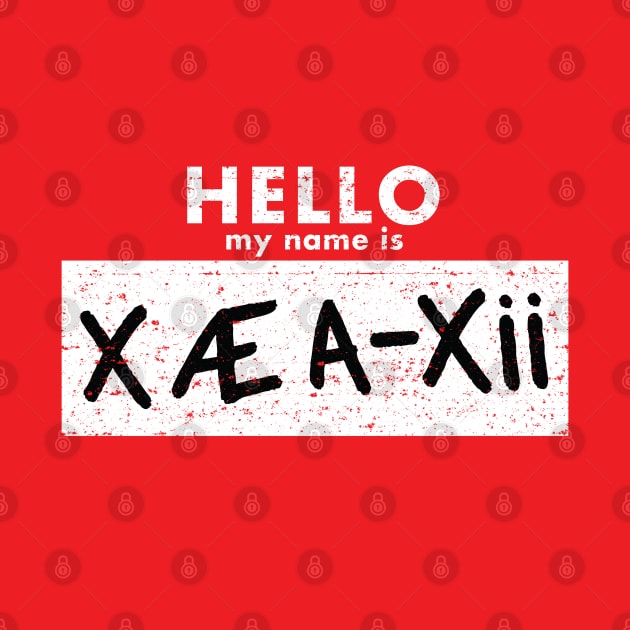 Hello My Name is X Æ A-Xii (Worn) by Roufxis