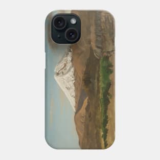 Study of Mount Chimborazo, Ecuador by Frederic Edwin Church Phone Case