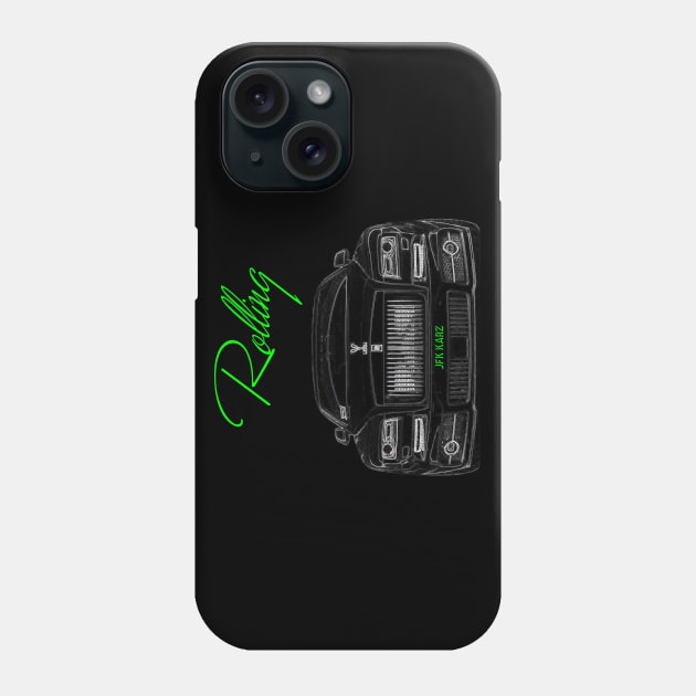 Phantom Rolls Royce Car Rolling Front End Phone Case by JFK KARZ