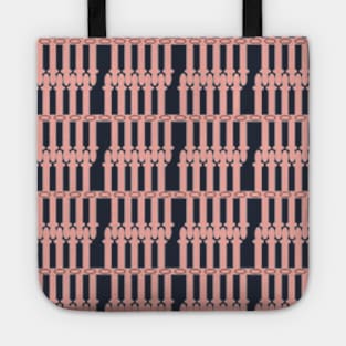 Seamless pattern vertical circles Tote