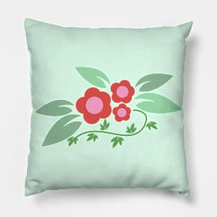 Positivity Floral Pillow