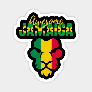 Awesome Jamaica Jamaican Flag Independence Day 2023 Magnet