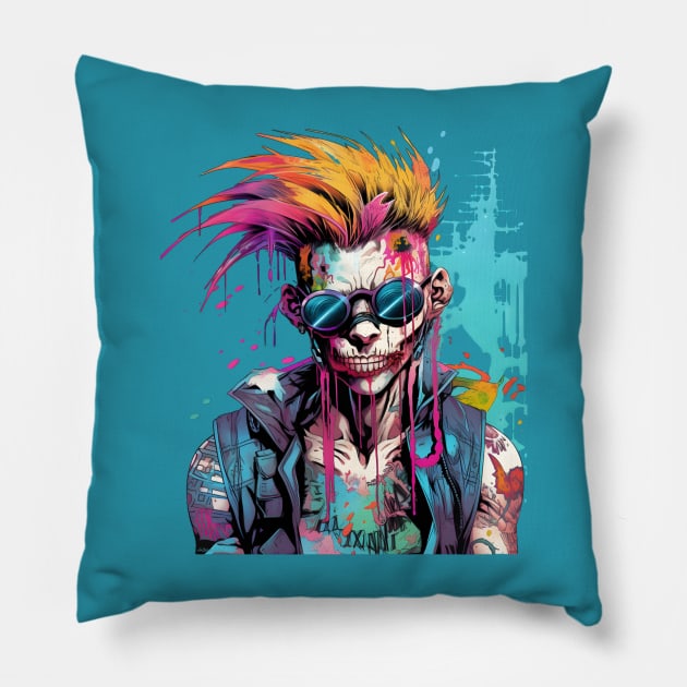 Zombi Chic-4 Pillow by ArtWearSplash