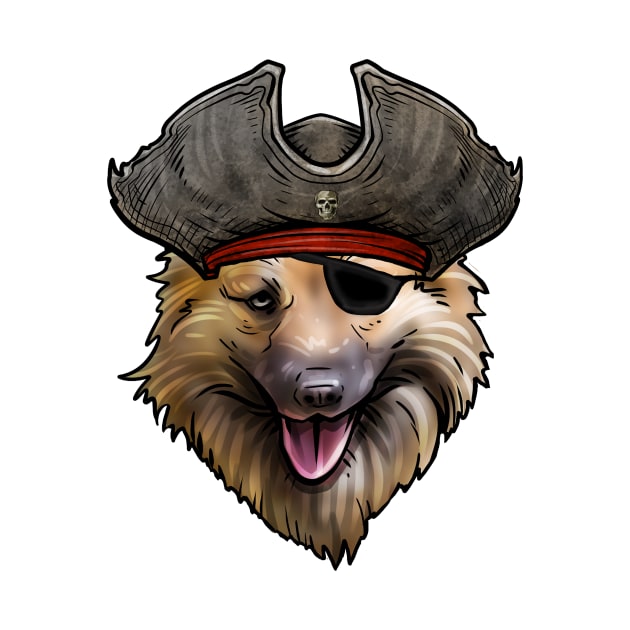 Icelandic Sheepdog Pirate by whyitsme