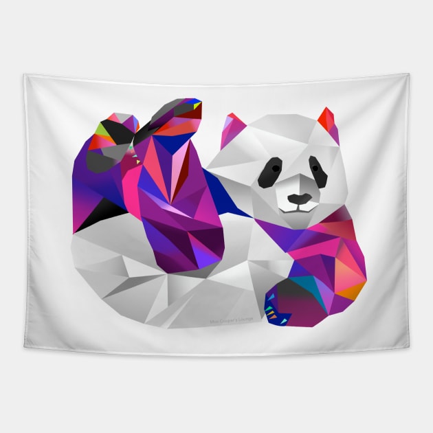 Pauline Panda Tapestry by MissCoopersLounge