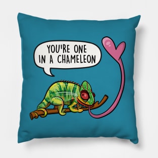 You're one in a chameleon Pillow