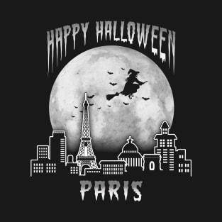 Happy Halloween Paris France T-Shirt