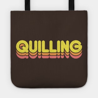 Retro Quilling Tote