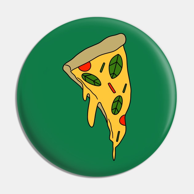 Basil Pizza Slice Pin by saradaboru