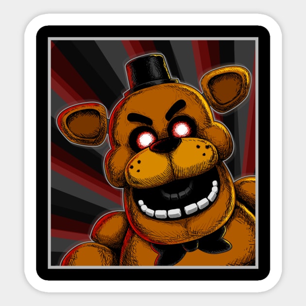 Withered Freddy Fnf Sticker - Withered Freddy Fnf FNAF 2