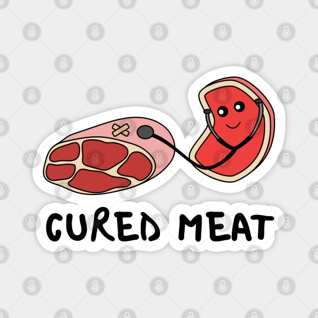 Cured Meat Magnet by chyneyee
