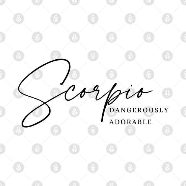 Scorpio - Dangerously Adorable by JT Digital