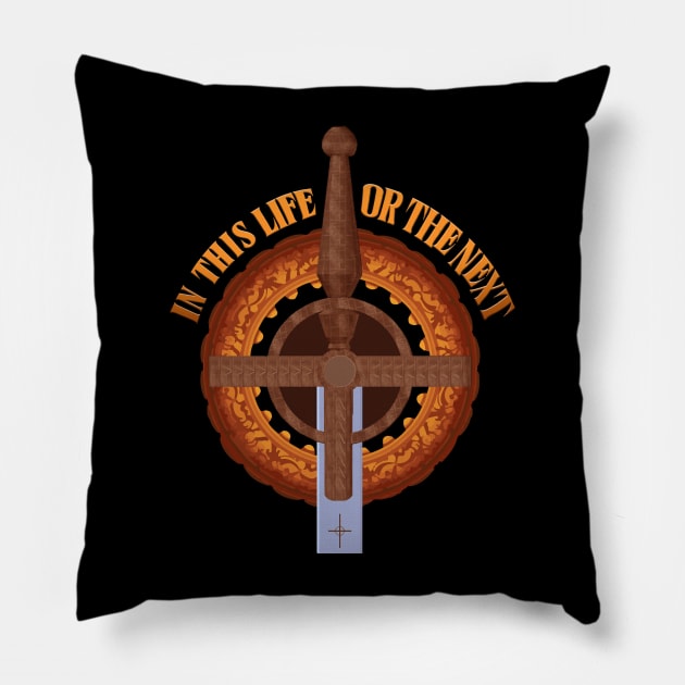 Divinium Sword wielded Ava Sticker - Avatrice Pillow by whatyouareisbeautiful