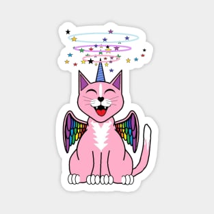 Pink kittycorn Magnet