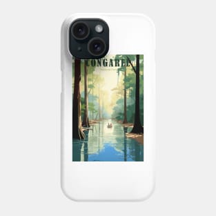 Congaree National Park Travel Poster Phone Case