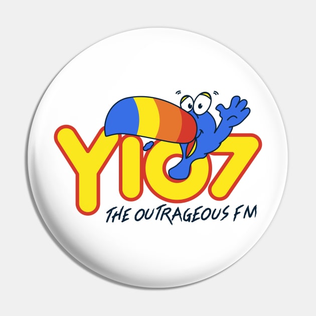 Nashville Tennessee - Y107 Radio Station Design Pin by The90sMall