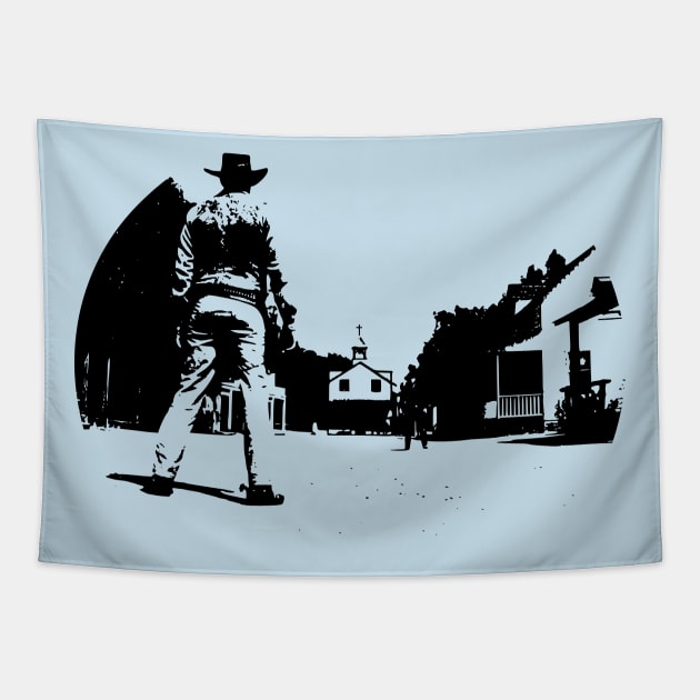 Gunsmoke - Opening Titles - 50s Tv Western Tapestry by wildzerouk