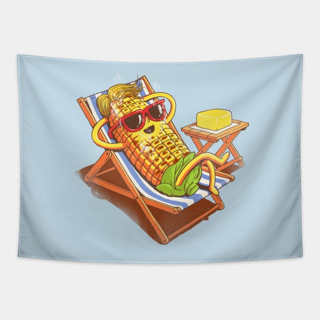 Chillin and Grillin Tapestry by DANDINGEROZZ