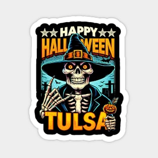 Tulsa Halloween Magnet