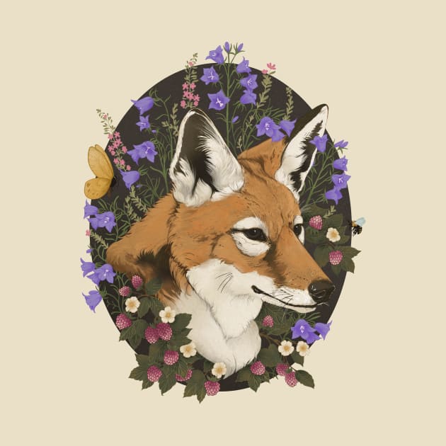 Floral Fox by LauraGraves