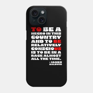 James Baldwin Quote Phone Case