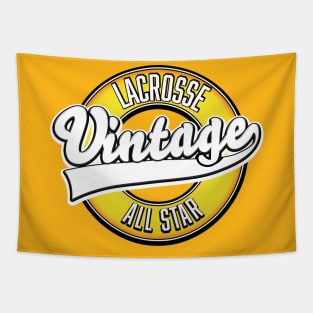 Lacrosse vintage all star logo Tapestry