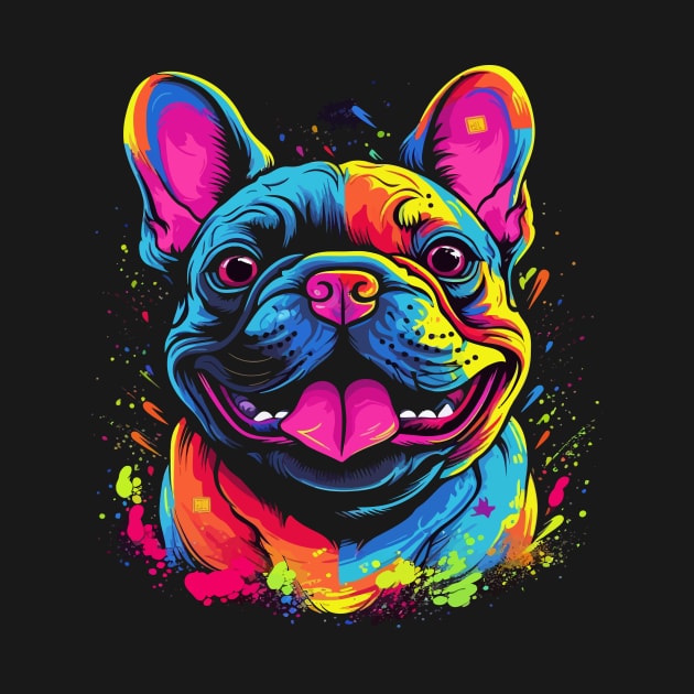 French Bulldog Smiling by JH Mart