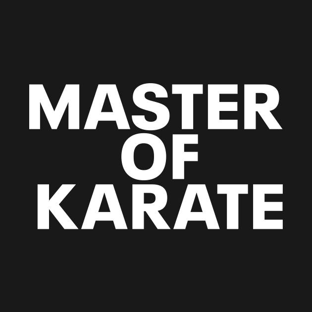 master of karate by Owl Flavored