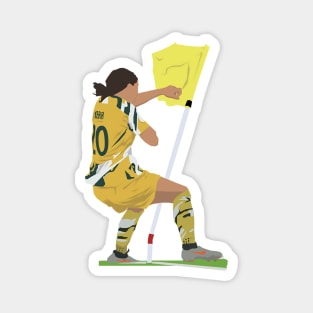 Sam Kerr Corner flag celebration Magnet