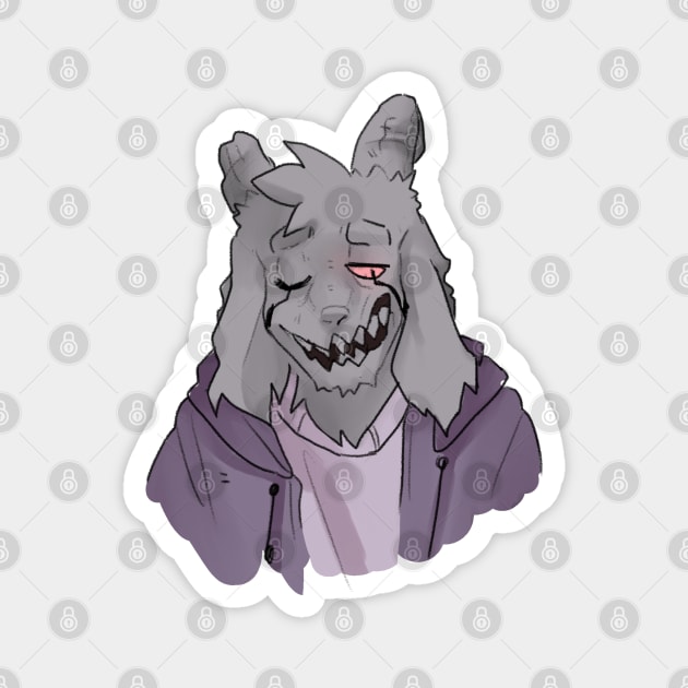 SwapFellShift Asriel Magnet by WiliamGlowing