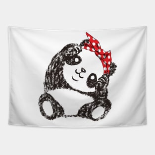 Bandana Panda Lover Tapestry