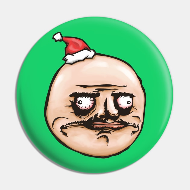 Christmas Me Gusta Santa Pin by Takeda_Art