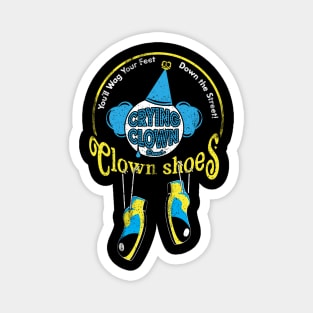 Crying Clown Shoes Magnet