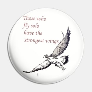 Eagle attitude Pin