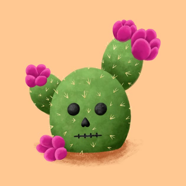 Skully the Paddle Cactus by Mertalou