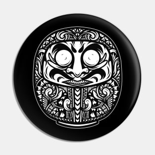 Daruma Tribal Pin