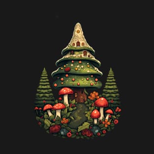 Christmas Trees with mushrooms T-Shirt