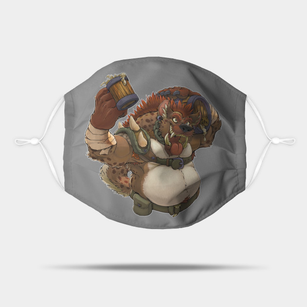 Gnoll Brew (no label) - Gnoll - Mask | TeePublic