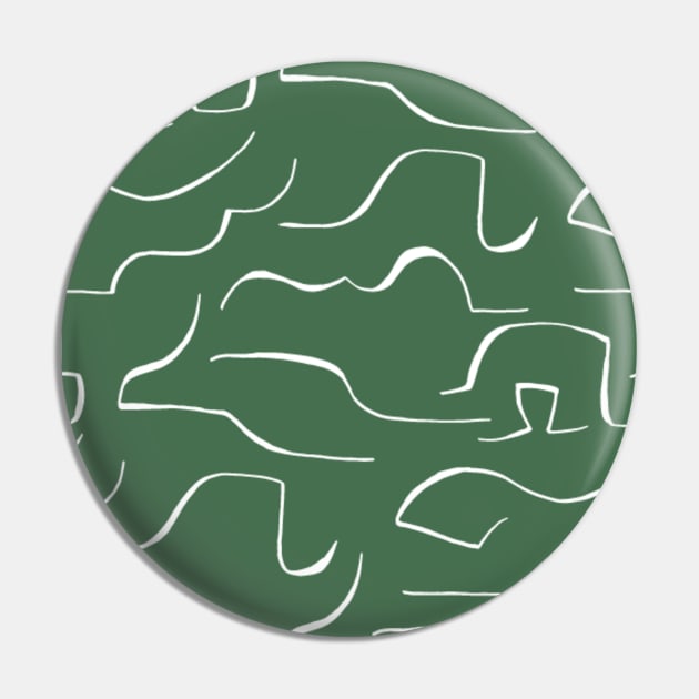 Dark green color wavey pattern Pin by Shineyarts