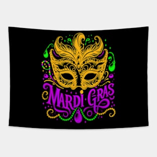 Mardi Gras Mask For Women Kids Men Tapestry